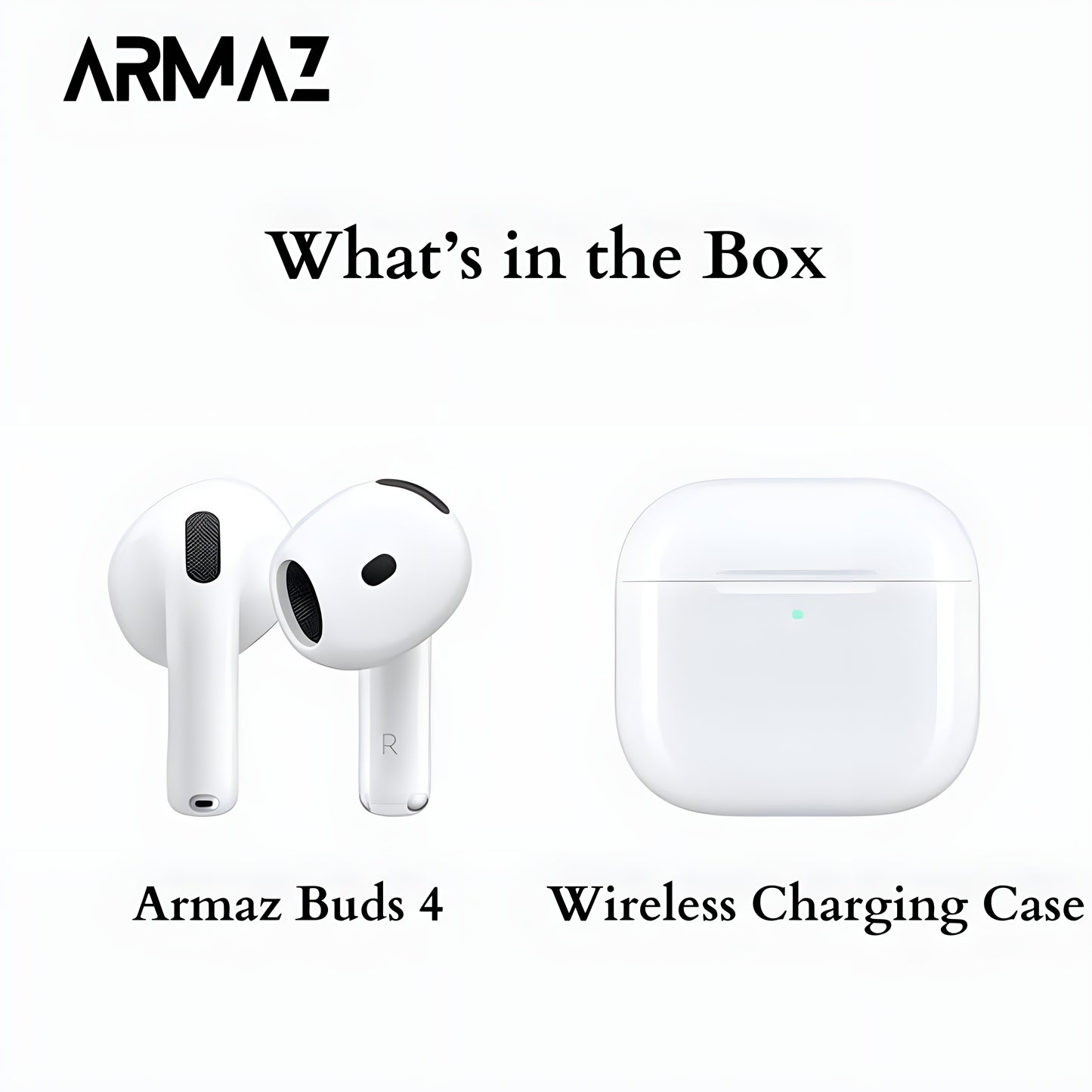Armaz Buds 4 with Wireless Charging Case & Type-C Charging Support