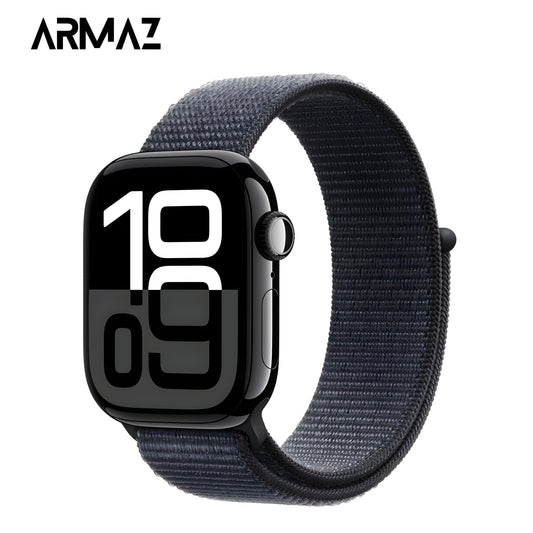 Armaz Watch Series 10 [GPS 46mm] Jet Black Aluminium with Ink Sport Loop (Free Size)