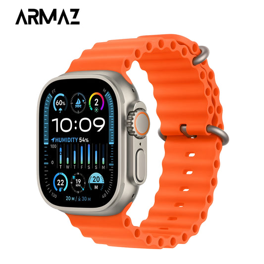 Armaz Watch Ultra 2 [GPS 49mm] Smartwatch with Orange Ocean Band (Free Size)