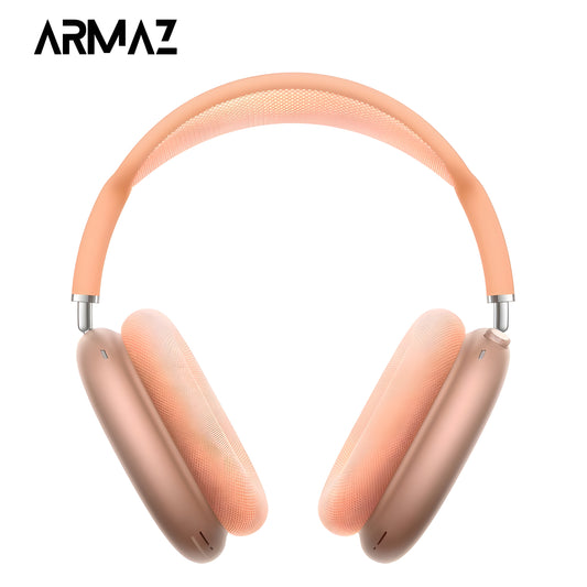Armaz Max Wireless Headphones with High Quality Immersive Audio & Studio Grade Sound (Orange)