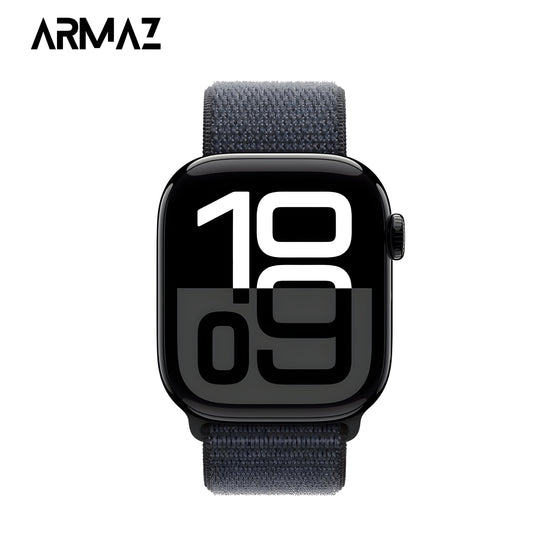 Armaz Watch Series 10 [GPS 46mm] Jet Black Aluminium with Ink Sport Loop (Free Size)