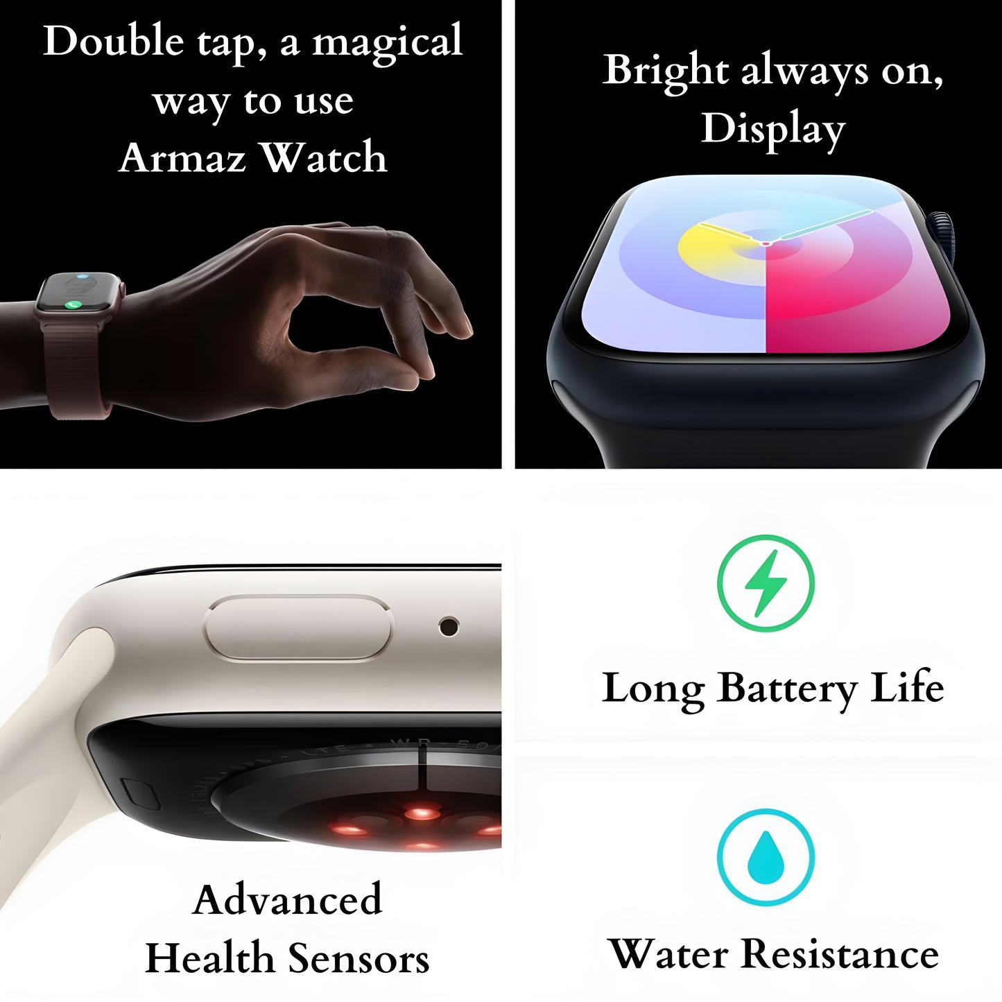 Armaz Watch Series 9 [GPS 45mm] Smartwatch with Midnight Sport Loop (Free Size)