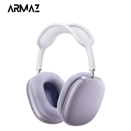 Armaz Max Wireless Headphones with High Quality Immersive Audio & Studio Grade Sound (Purple)