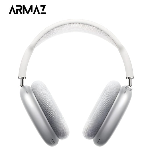 Armaz Max Wireless Headphones with High Quality Immersive Audio & Studio Grade Sound (Silver)